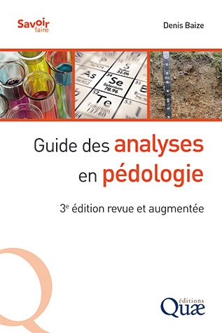 Guide des analyses en pédologie - édition 2018 - couverture Guide des analyses en pédologie - édition 2018 - couverture